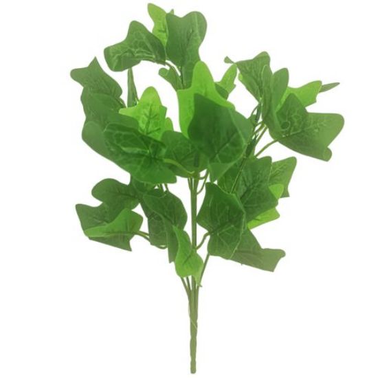 32cm Ivy Bush Green Artificial Greenery Titleys Flowers / Direct
