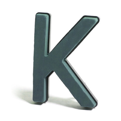 Letter K - Plastic Backed Foam Letter