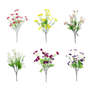 48 X 37cm Babies Breath Bush - Assorted Colours - Full Box