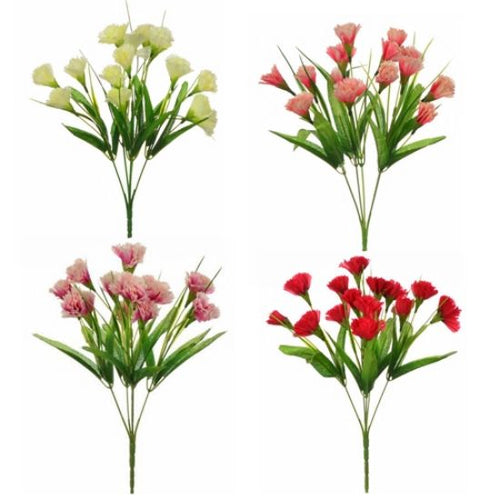 36 X 32cm Carnation Bush - Assorted Colours - Full Box