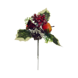 12 x Apple, Bell, Cone and Foliage Picks - FULL BAG (XB18)
