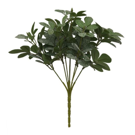 31cm Grey / Green Foliage Bush Bunch - Greenery