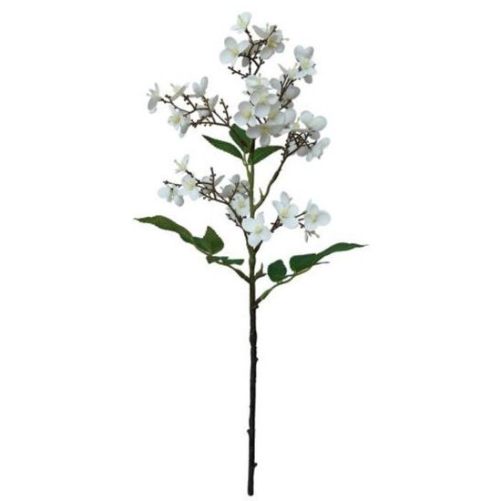52cm Ivory Real Touch Daphne Spray Stem - Artificial Flowers