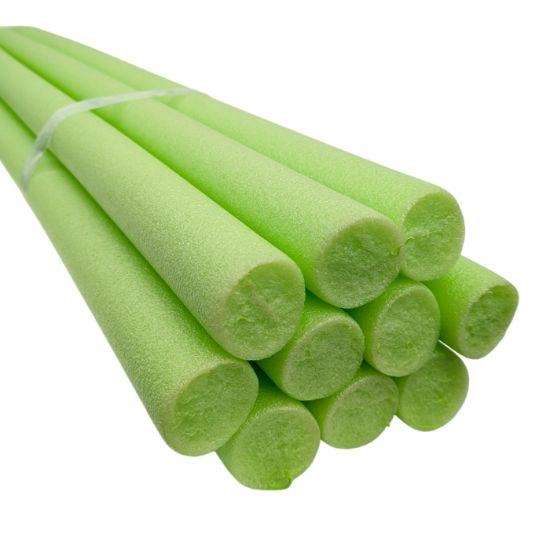 1 x 1M x 38mm Green Pool Noodle - Flower Garland Base