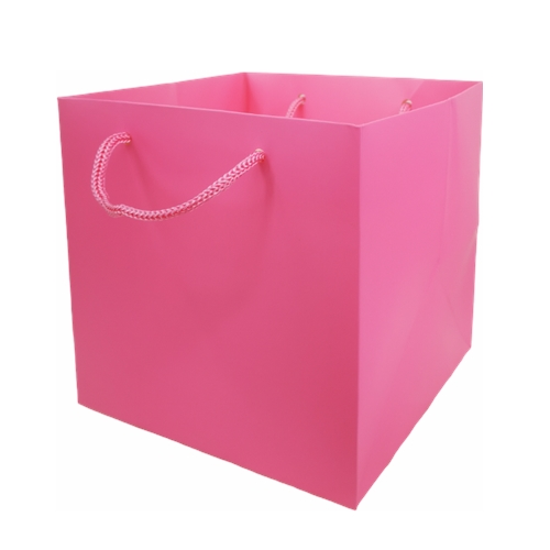 Pack of 10 - Small Cerise Hand Tie Bags