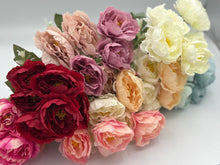 Load image into Gallery viewer, 24 X Blossom - Peony Bunch -  Assorted Colours - Full Box