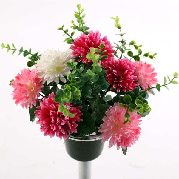 Chrysanthemum Cemetery Pot - Memorial Grave Pot