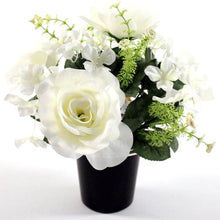 Load image into Gallery viewer, Rose / Hydrangea Cemetery Pot - Memorial Grave Pot