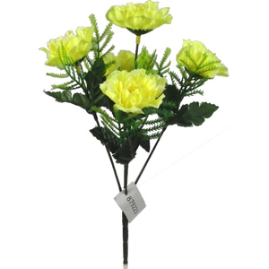 36 x 30cm Assorted Spray Carnation Bunches - Artificial Silk Flower - Full Box