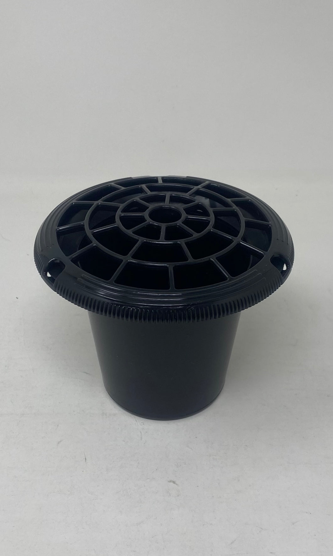 Black Twist Lid Insert - Memorial Grave Vase Pot Insert Artificial or Fresh Flowers