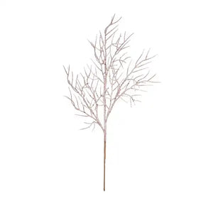 65cm Pink Glitter Twig Branch - Christmas Xmas Artificial Greenery
