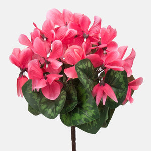 30cm Artificial Cyclamen Plant - Mixed Colours