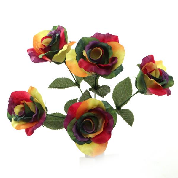 36 X Rainbow Rose Bunch - Full Box