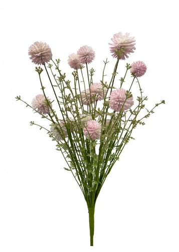 6 X 53cm Deluxe Pink Artificial Flower Bunches with Foliage - Full Box
