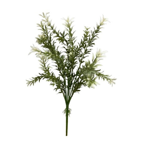 42cm White Plastic Filler Bush