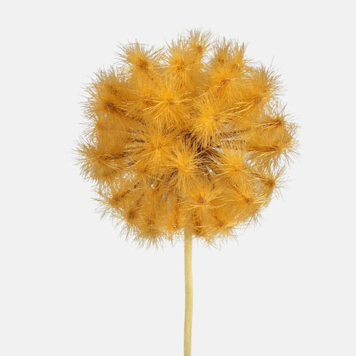 50cm Artificial Mustard Dandelion Single Stem - Autumn