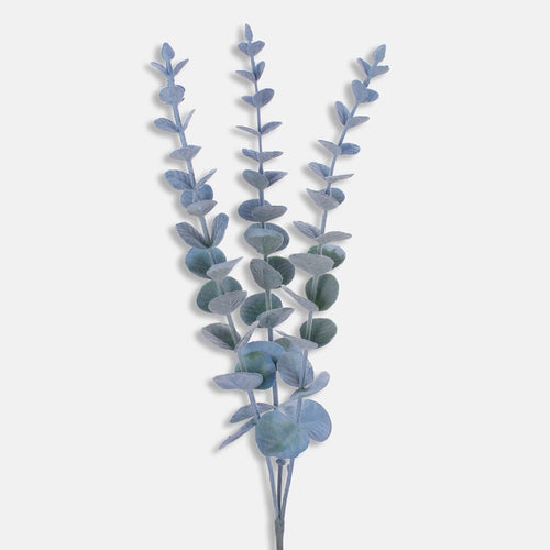 55cm Artificial Blue Eucalyptus Single Stem
