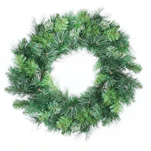 16" Deluxe Evergreen Christmas Wreath - 80 Tips