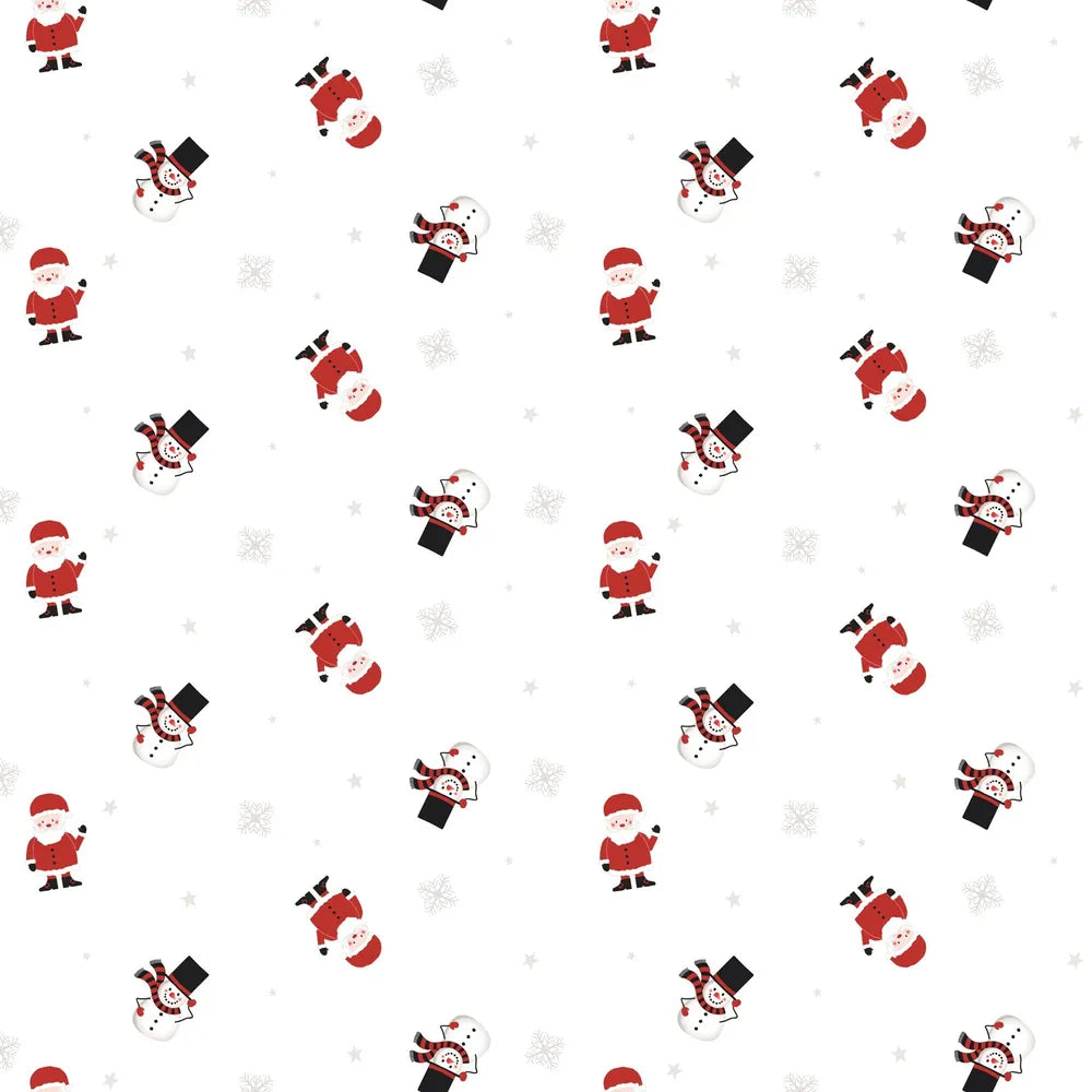 80cm x 100m - Santa / Snowman Christmas Film Cellophane