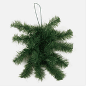 42cm Green Teardrop Wreath - Artificial Christmas Xmas