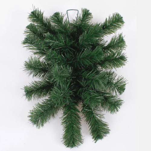 58cm Green Teardrop Wreath - Artificial Christmas Xmas