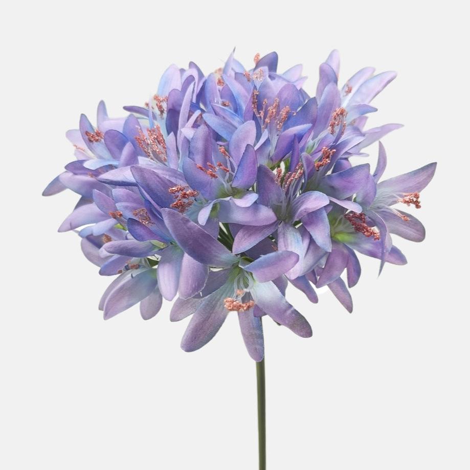 82cm Large Blue Nerine Single Stem Artificial Titleys Flowers