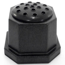Load image into Gallery viewer, Memorial Grave Flower Pot Vase Hex Graveside Black Insert - INCLUDES FREE STICKER