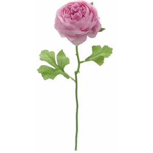 37cm Single Stem Peony Pink - Artificial Flower