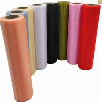 25M x 29CM Organza Fabric Roll - Various Colours.