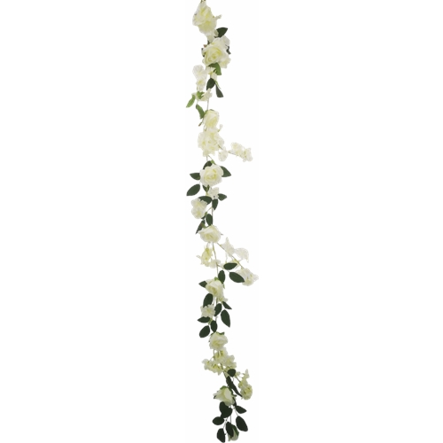 182cm Ivory Rose and Hydrangea Garland – Titleys Flowers / Direct ...