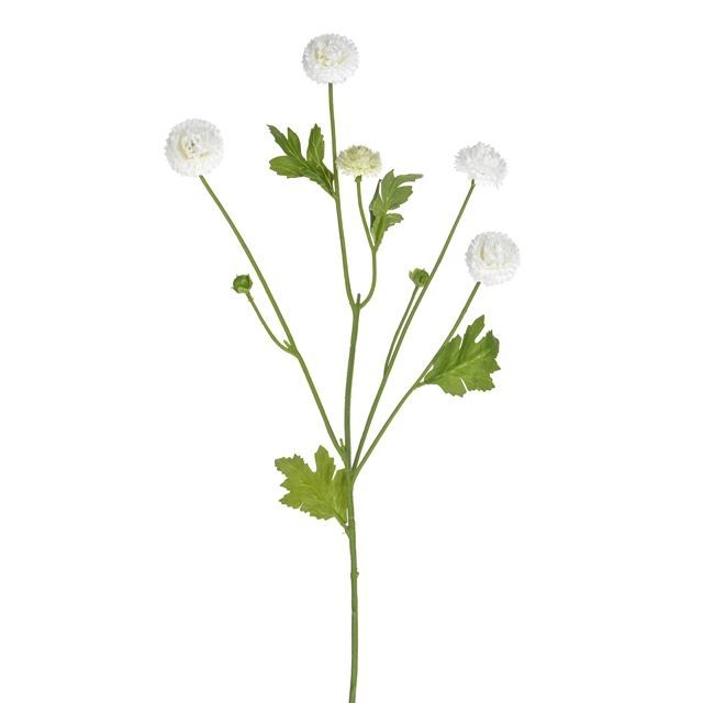 64cm White Aster Spray -  Artificial Silk Flower