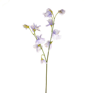 46cm Artificial Sweetpea Stem Lilac