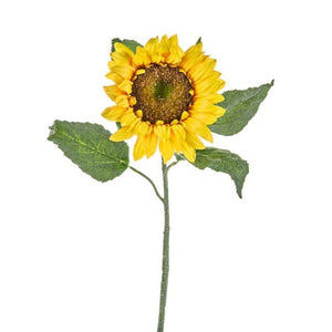 70cm Deluxe Yellow Sunflower - Single Stem Artificial Flower