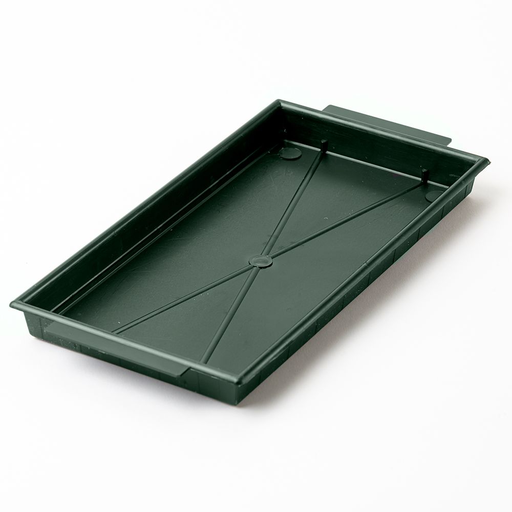 5 x Green Plastic Single Brick Floral Tray - Small Craft Pack