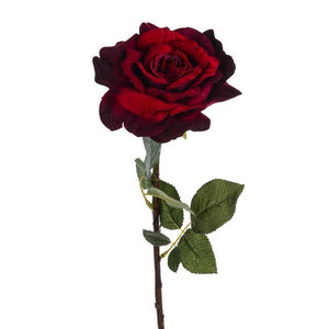 69cm Large Deluxe Open Rose Red - Artificial Flower