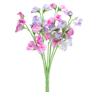 Sweetpea Bunch Lilac 42cm
