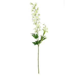 79cm Delphinium Spray Ivory - Artificial Flower Single Stem
