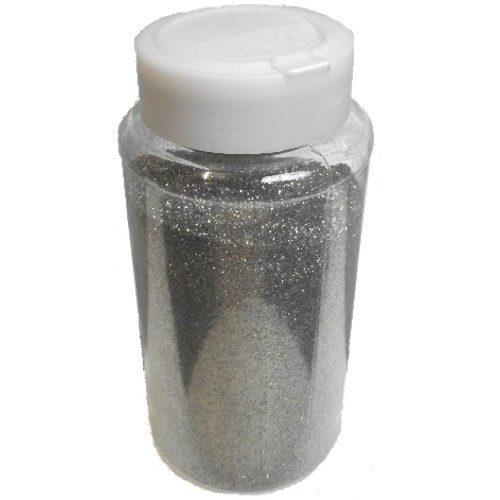Silver Glitter in Plastic Tub - 500g