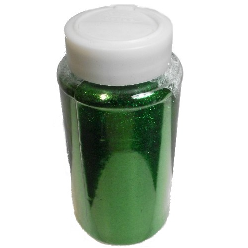 Green Glitter in Plastic Tub - 500g