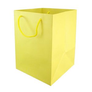 Pack of 10 - Lemon/Yellow Hand Tie Bags