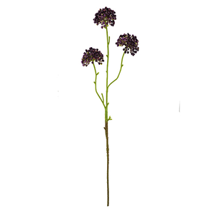 60cm Soft Touch Single Stem Allium Spray Purple - Artificial Flower