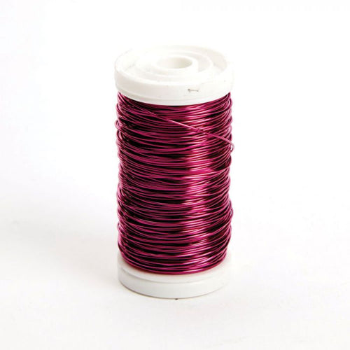 Strong Pink Metallic Reel Wire (0.50mm - 100g)