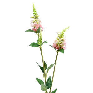 63cm Artificial Physostegia Spray Pale Pink - Flower