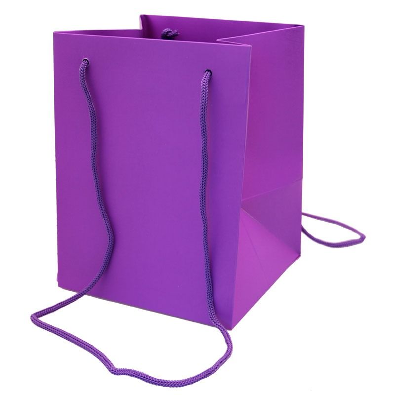 Pack of 10 - Purple Hand Tie Bags