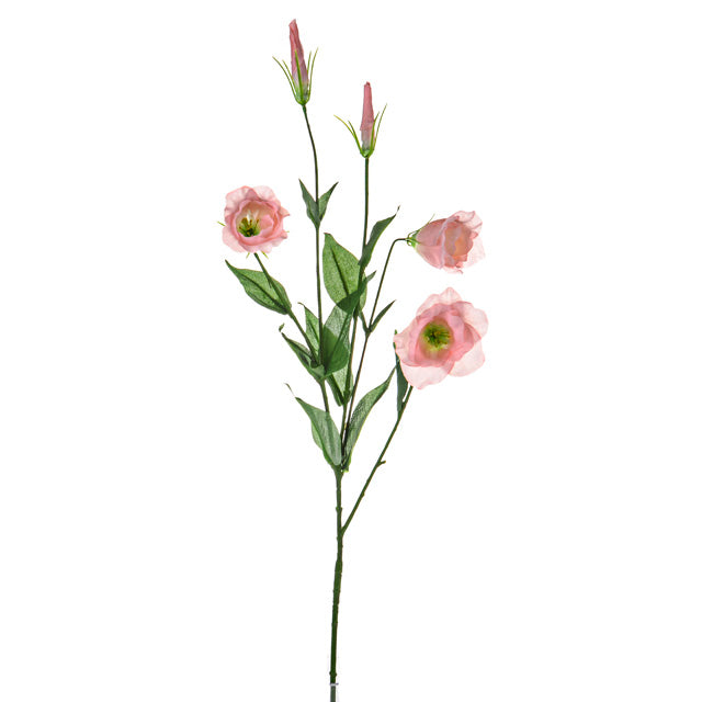 Artificial Pink Lisianthus/Eustoma Stem 79 cm