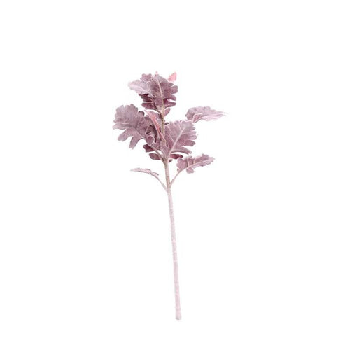 34 cm Artificial Dusty Miller Red Foliage