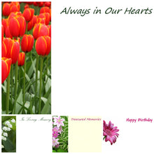 Load image into Gallery viewer, Small Tribute Message Card Cards - Variety of Messages.