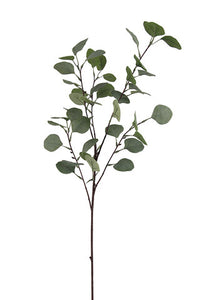 88cm Realistic Single Stem Dollar Leaf Eucalyptus Spray - Artificial Greenery
