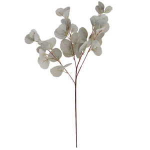 80cm Artificial Eucalyptus Leaf Spray Grey/Green - Greenery
