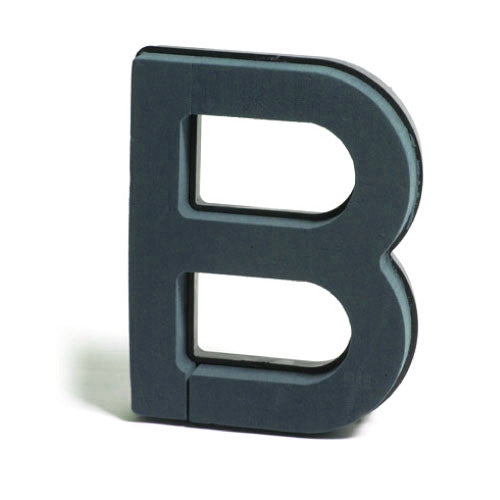 Letter B - Plastic Backed Foam Letter